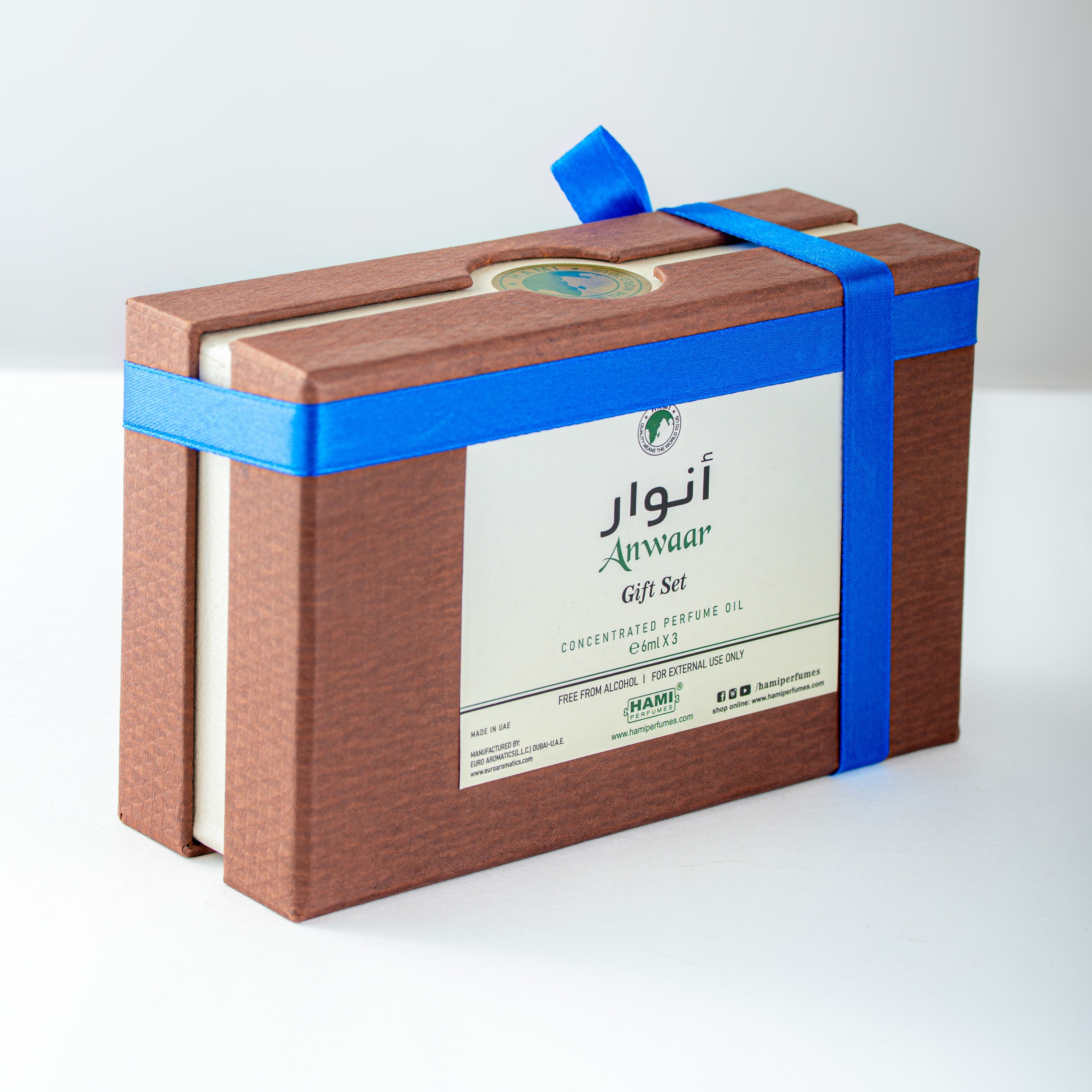 Anwaar gift set of 3 fragrances - Hami Perfumes Dubai