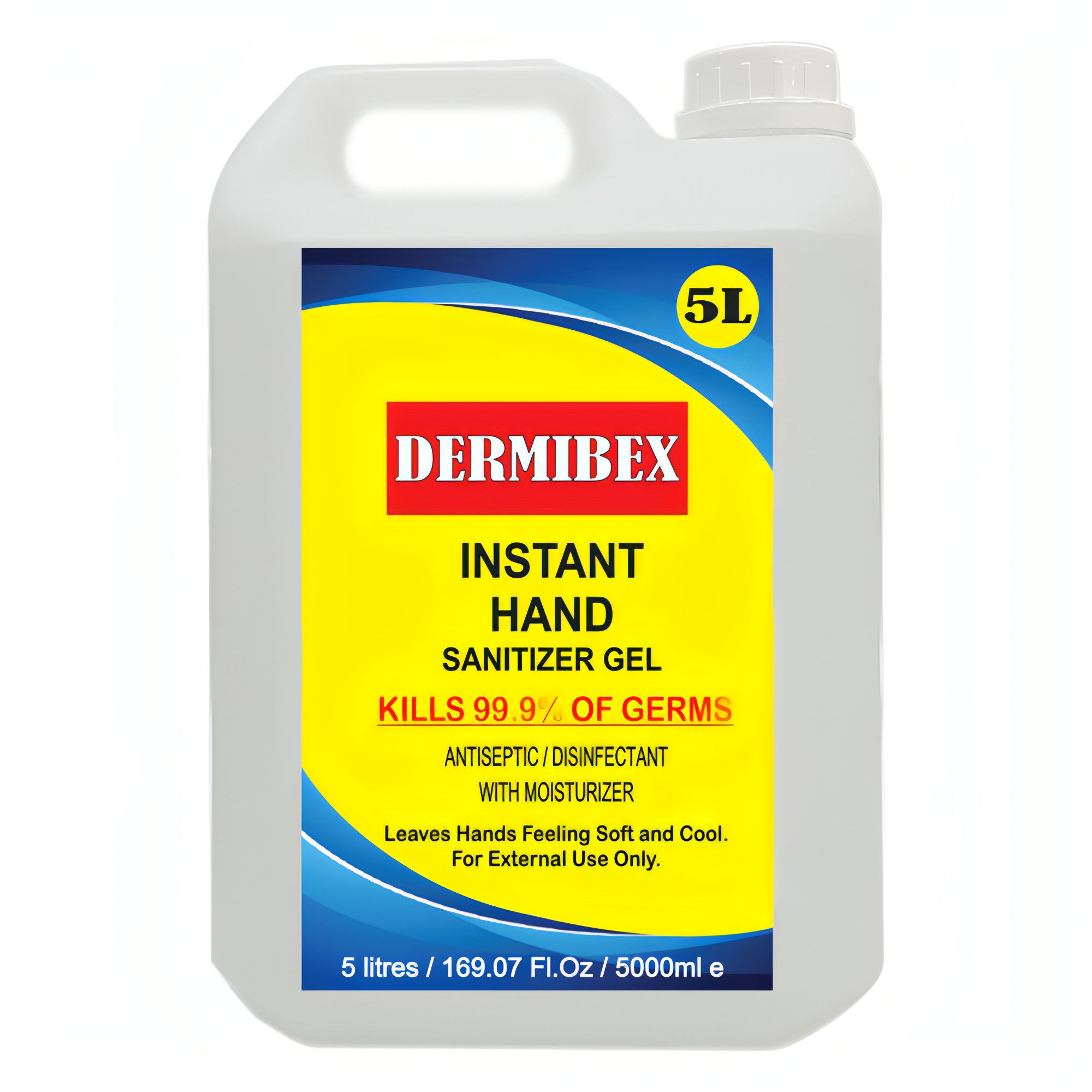 Dermibex Hand Sanitizer Gel 5 Liters - Hami Perfumes Dubai